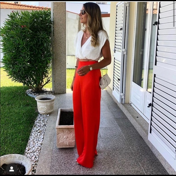 Zara | Pants \u0026 Jumpsuits | Zara Satin 